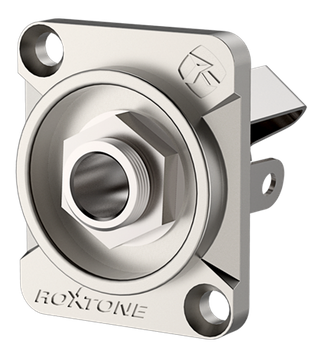 GNIAZDO PANELOWE JACK 6.3 STEREO ROXTONE RJ3FD-2