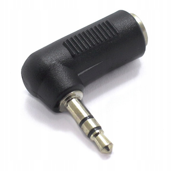 Adapter AUX wtyk Jack 3.5 stereo gniazdo Jack kątowy Vitalco
