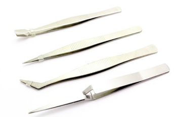 Zestaw pęset 4 sztuki