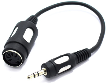 ADAPTER GNIAZDO DIN NA WTYK MINI JACK 3.5 TRS 3,5 VITALCO