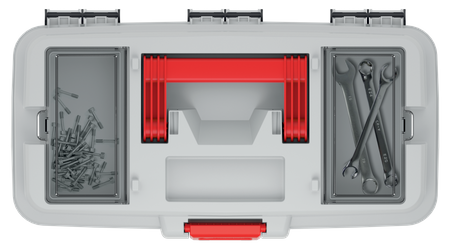 SKRZYNKA NARZĘDZIOWA KISTENBERG OPTIMA 40 Z OGRANIZEREM W POKRYWIE