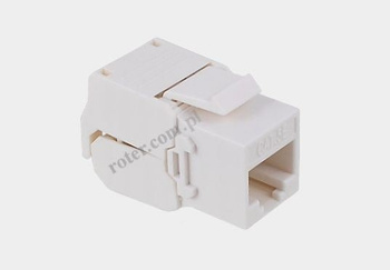 Gniazdo keystone RJ45 cat.5e (569) beznarzędziowe