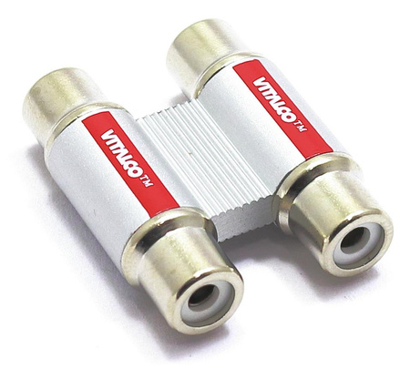 ADAPTER ŁĄCZNIK 2X RCA PODWÓJNY CHINCH VITALCO