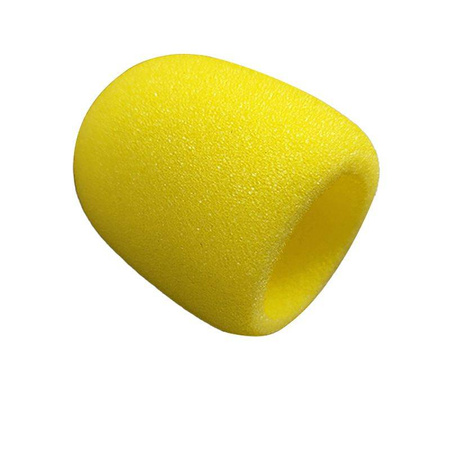 GĄBKA MIKROFONOWA OSŁONA MIKROFONU ŻÓŁTA