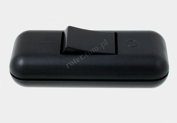 Przeł. przelotowy WL-01 czarny 2A 250V