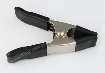 ZŁĄCZE AKUMULATORA KROKODYL 100MM CZARNY