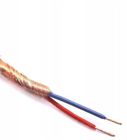 KABEL KLOTZ MY206 EKRANOWANY SYMETRYCZNY CZERWONY 100m