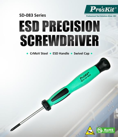 ZESTAW WKRĘTAKÓW ESD 9szt SD-0839 Proskit