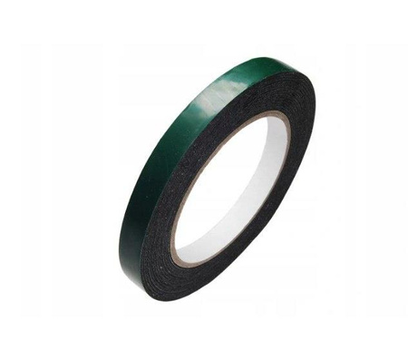 DWUSTRONNA TAŚMA MONTAŻOWA CZARNA 25mm x 5m