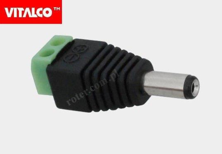 WTYK ZASILANIA DC 2,1/5,5 DO KAMER Z SZYBKOZŁĄCZEM