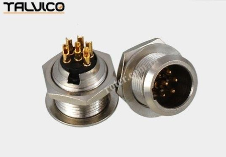 WTYK MONTAŻOWY MINI 6 PIN METALOWY Talvico