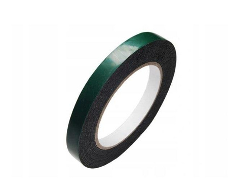 DWUSTRONNA TAŚMA MONTAŻOWA CZARNA 9mm x 5m