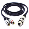 KABEL XLR ŻEŃSKI 2x WTYK RCA 3m VITALCO MKR08