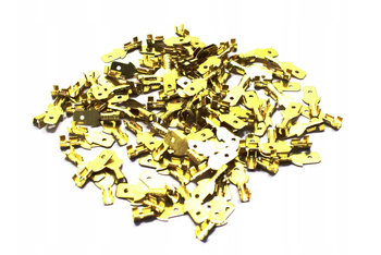 KONEKTOR NIEIZOLOWANY MĘSKI 4,8 100SZT.