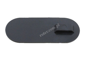 TABLICZKA OPISOWA 24.5mm / 58mm CZARNA 100 SZTUK