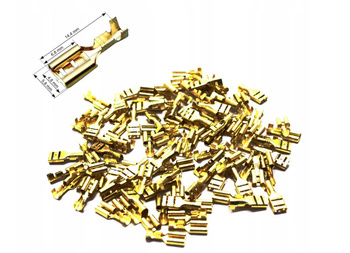 KONEKTOR NIEIZOLOWANY ŻEŃSKI 4,8 100SZT.