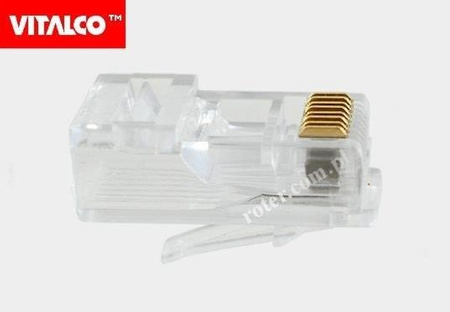 WTYK RJ45 8P8C KAT. 6 RJ-45 DRUT VITALCO 1 SZTUKA