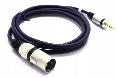 KABEL MIKROFONOWY WTYK AUX JACK WTYK XLR MK31 7,5M