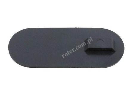 TABLICZKA OPISOWA 24.5mm / 58mm CZARNA 100 SZTUK