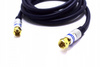 KABEL ANTENOWY Z WTYKAMI TYPU F VITALCO ZŁOTY 5M FK15