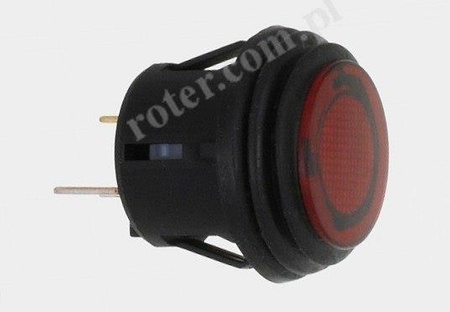 Przeł. samoch. ASW-29D 12V/20A zielony