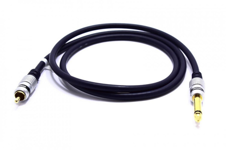 KABEL WTYK JACK 6,3mm MONO / WTYK RCA CINCH MK78 5m VITALCO