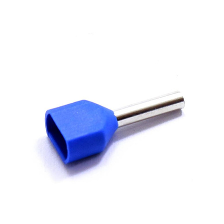 TULEJKA KABLOWA IZOLOWANA PODWÓJNA 2x0,75mm TULEJKI PODWÓJNE 0,75mm 100szt