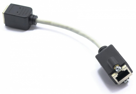 ADAPTER ŁĄCZNIK RJ45 FTP Z PRZEWODEM