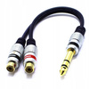 ADAPTER JACK 6,3 STEREO 2X GNIAZDO RCA VITALCO