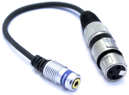 ADAPTER WTYK XLR ŻEŃSKI 3 PIN GNIAZDO MINI JACK 3.5 TRRS 3,5 4 POLOWY MIKROFON