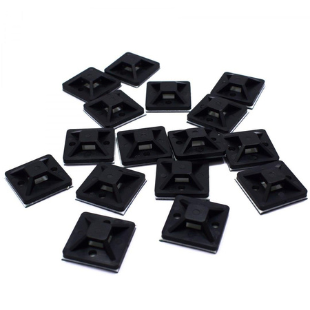 MOCOWANIE UCHWYT OPASKI ZACISKOWEJ CZARNE 30MM 100 SZTUK