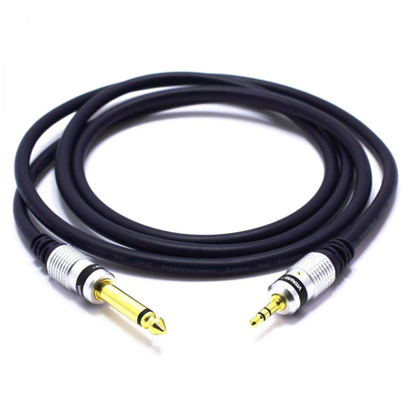 KABEL WTYK JACK 3,5 STEREO WTYK 6,3 MONO MK67 3m