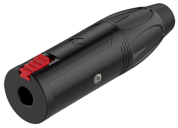 Gniazdo Jack 6.3 TRS stereo Roxtone RJ3FP-BG