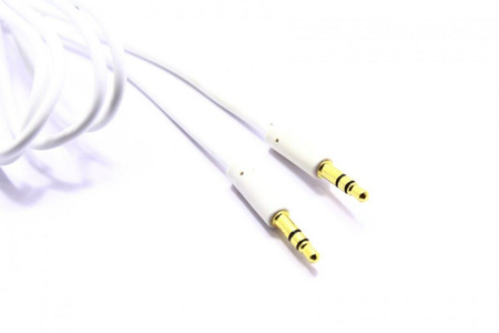 KABEL AUX MINI JACK 3,5 STEREO BIAŁY VITALCO 10M JKJ20