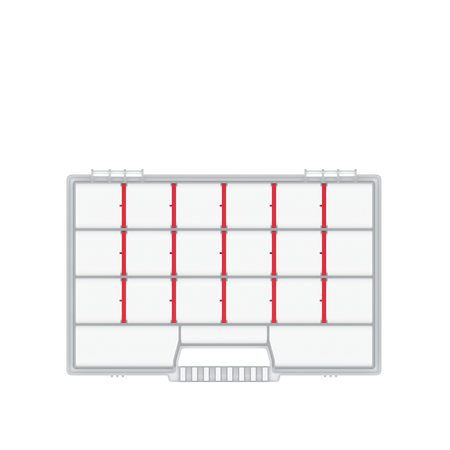 ORGANIZER NARZĘDZIOWY NORT 30 KNO30204T 195X290X35 Z PRZEGRÓDKAMI