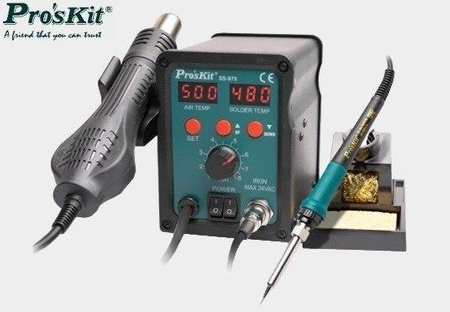 Stacja na gorące powietrze+lutownica SS-979B