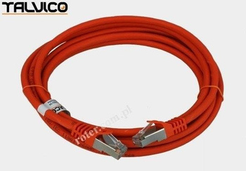 Patch cord SSTP kat.6a Cu LSZH 27AWG 3,0m 6P50 Talvico