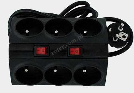 Listwa zasilająca ACAR smart 1,5m czarna