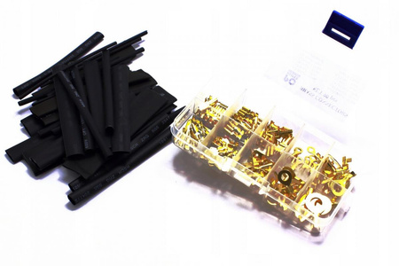ZESTAW KONEKTORÓW SAMOCHODOWYCH 90 SZT + RURKI