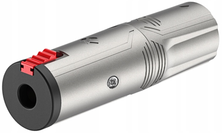 ADAPTER XLR MĘSKI GNIAZDO JACK 6.3 STEREO 6,3 ROXTONE
