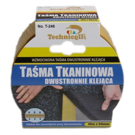 Taśma dwustronna tkanin. 10m