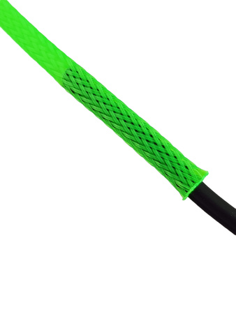 OPLOT KABLOWY POLIESTROWY ORGANIZER DO KABLI ZIELONY 3-7mm PESZEL 1MB