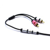 ADAPTER AUX GNIAZDO JACK 2X WTYK RCA CINCH VITALCO JR537 VITALCO