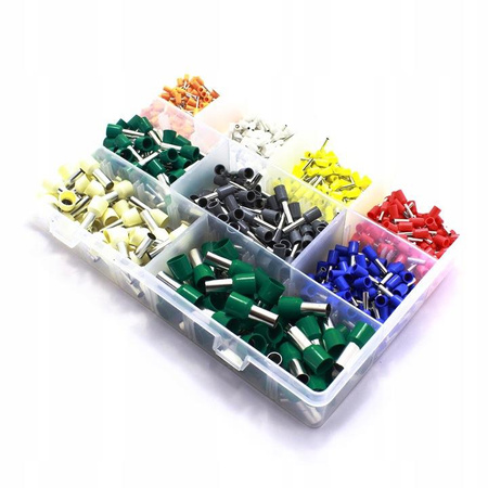 TULEJKI ZAKOŃCZENIA KABLOWE ZESTAW TULEJEK 750 SZT