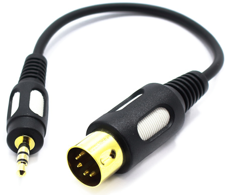 ADAPTER WTYKU DIN NA WTYK MINI JACK 3.5 STEREO TRS AUX 3,5 VITALCO