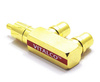 TRÓJNIK ADAPTER RCA WTYK - 2 GNIAZDA VITALCO RP04