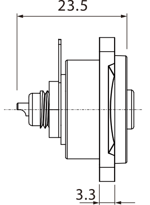 GNIAZDO PANELOWE RCA CINCH ROXTONE RF2D-B-BK