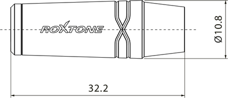 GNIAZDO MINI JACK 3.5 STEREO TRS ROXTONE RMJ3FPP-65-NN NA KABEL PRZEWÓD