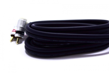 KABEL RCA KĄTOWY 2X RCA CHINCH VITALCO 10M RKD240