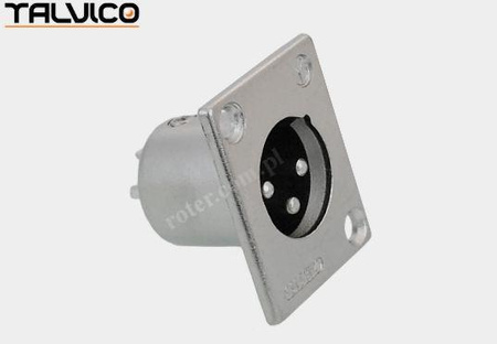 WTYK XLR MONTAŻOWY 3PIN 25,5x31,5 MW362 Talvico